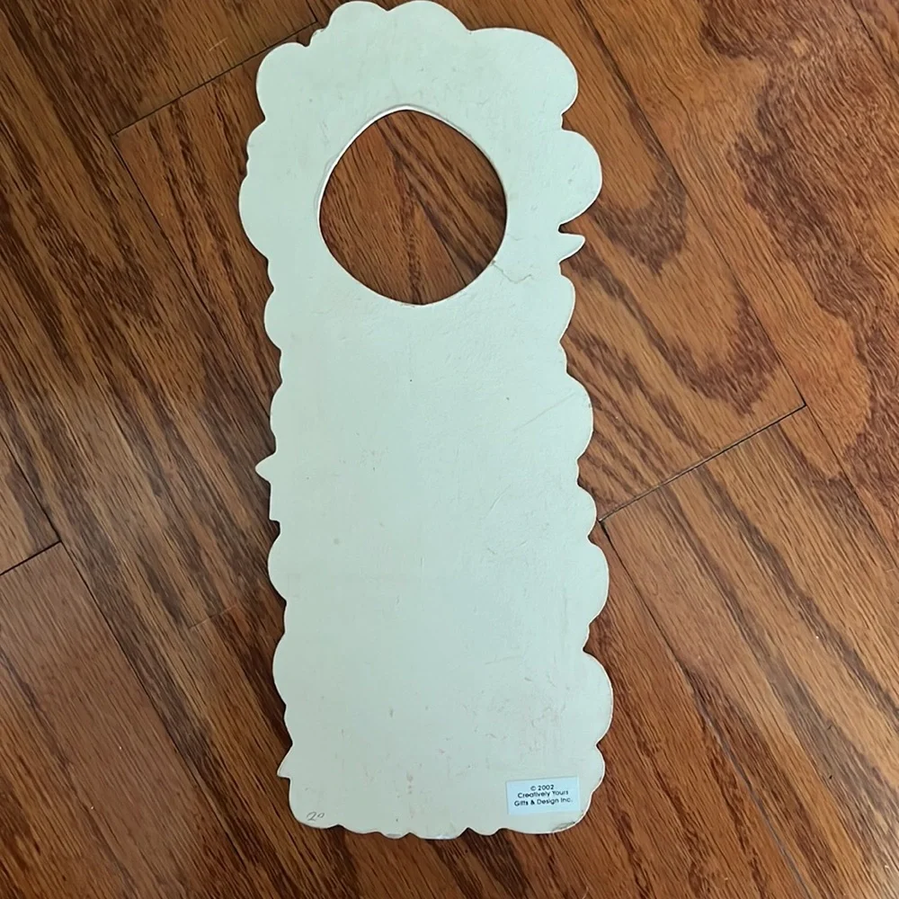 Ballerina door decoration.